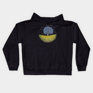 Starry Night Sky Kids Hoodie